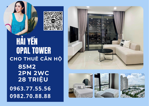  Opal Tower - Cho thuê căn hộ 2 phòng ngủ, đầy đủ nội thất cao cấp, đẹp 