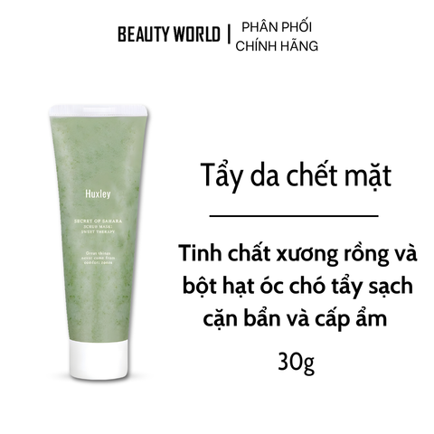 Tẩy tế bào chết cho da mịn màng sạch sâu Huxley Scrub Mask Deluxe (Mini) 30g