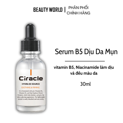 Serum Tinh Chất Phục Hồi Ciracle Hydra B5 Source 30ml