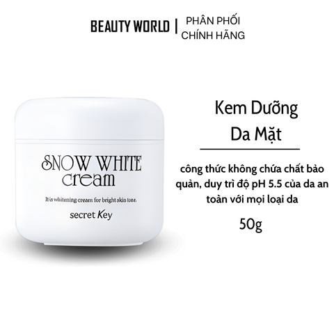 Snow White Cream Kem Dưỡng Trắng Snow White SecretKey (50g)