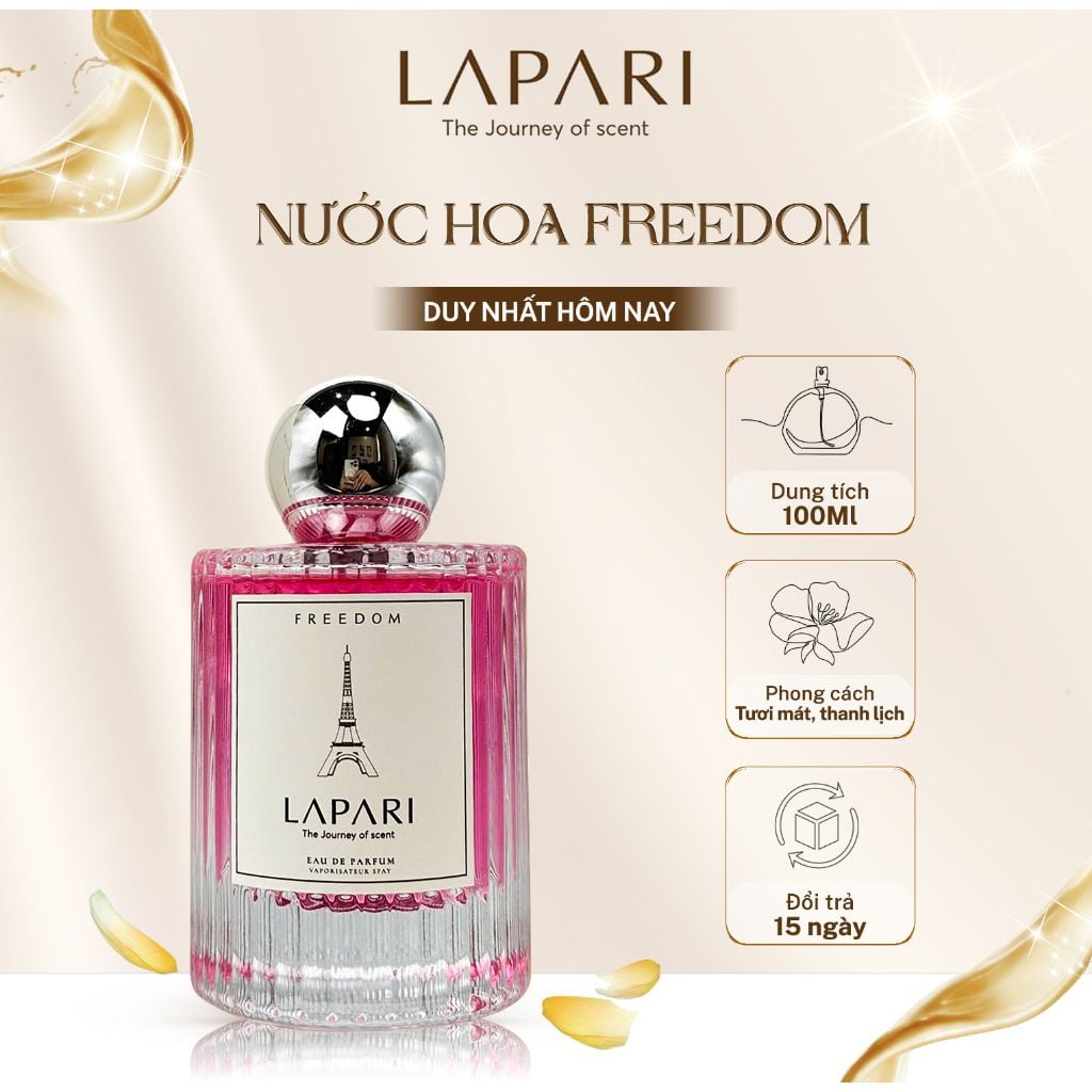 Nước Hoa FREEDOM Eau De Parfum 100ml - LAPARI
