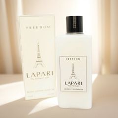 Dưỡng Thể Tinh Chất Nước Hoa FREEDOM Chính Hãng LAPARI Mùi hương tươi mới ấm áp, sang trọng 60/220ml