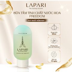 Sữa Tắm Tinh Chất Nước Hoa FREEDOM Chính Hãng LAPARI Mùi hương tươi mới, ấm áp, sang trọng dung tích 60ml