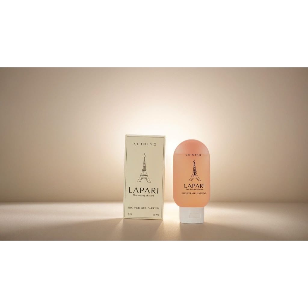 Sữa Tắm Tinh Chất Nước Hoa SHINING Chính Hãng LAPARI Mùi hương quyến rũ, bí ẩn dung tích 60ml