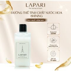 Dưỡng Thể Tinh Chất Nước Hoa SHINING Chính Hãng LAPARI Mùi hương quyến rũ, bí ẩn dung tích 60/220ml