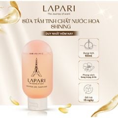 Sữa Tắm Tinh Chất Nước Hoa SHINING Chính Hãng LAPARI Mùi hương quyến rũ, bí ẩn dung tích 60ml