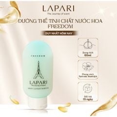 Dưỡng Thể Tinh Chất Nước Hoa FREEDOM Chính Hãng LAPARI Mùi hương tươi mới ấm áp, sang trọng 60ml