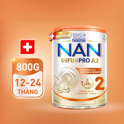 Nan A2 Infinipro 2 từ 1-2 tuổi, 800g