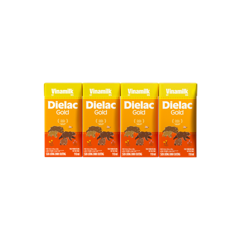 Dielac Alpha Gold 110ml, lốc 4 hộp