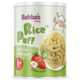 Bánh gạo Babba's Baby vị dâu táo 40g