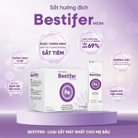 Sắt hướng đích Bestifer cho mẹ bầu