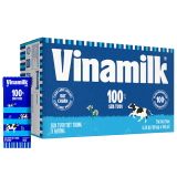 Thùng sữa tươi tiệt trùng ít đường Vinamilk 180ml - 12 lốc
