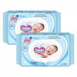 Khăn ướt không mùi Bobby 100 tờ