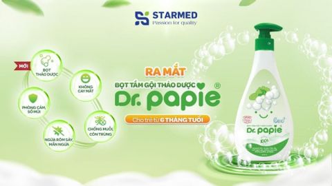 Bọt tắm Papie, 6m+