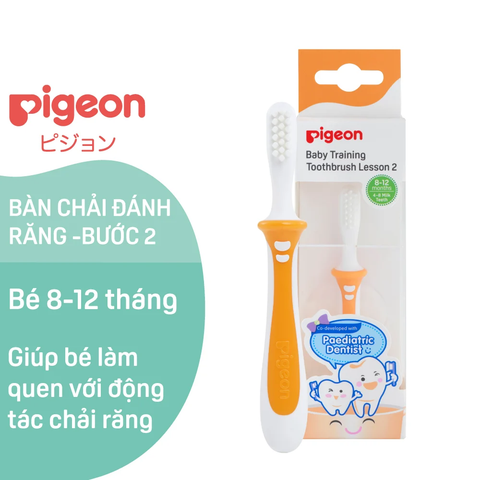 Bàn chải Pigeon Step 2 từ 8-12 tháng