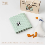 Chăn thêu Waffle Molli