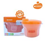 Hộp chia sữa 3 ngăn Wesser