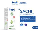 Xịt chống muỗi- côn trùng Sachi 100ml, 6m+