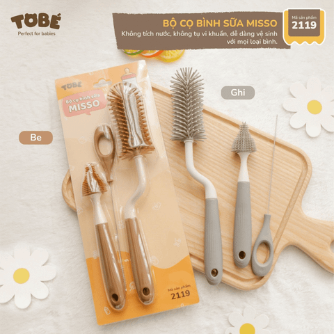 Bộ cọ bình sữa Tobe'