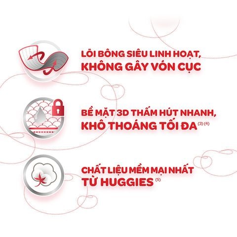 Tã dán Huggies Nature made siêu cao cấp M (64 miếng cho bé 6-11kg)