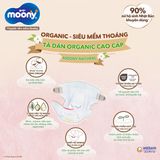 Tã dán Moony Natural size S58+ 2