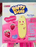Bánh ăn dặm Happy Bites vị dâu, 6m+