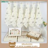 Khăn sữa cao cấp Muslin Dokma DS616, hộp 6 cái