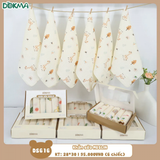 Khăn sữa cao cấp Muslin Dokma DS616, hộp 6 cái