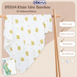 Khăn tắm sợi tre Dokma DS504, 100x120cm