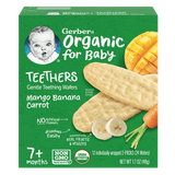 Bánh gạo Gerber Organic vị chuối-xoài, 7m+