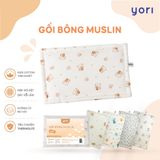 Gối bông Muslin Yori 8 lớp