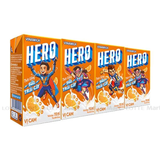 Sản phẩm Sữa trái cây Hero 110ml, vị cam, lốc 4 hộp