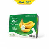 Sữa chua Hoff Organic chuối, lốc 6 hũ, 6m +