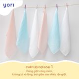 Khăn sữa sợi tre set 6 cái, 30x30cm