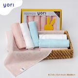 Khăn sữa sợi tre set 6 cái, 30x30cm