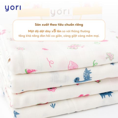 Khăn đa năng sợi tre Yori 120x120cm