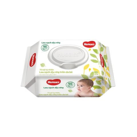 Khăn ướt Huggies không mùi, 80 tờ