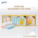 Khăn sữa sợi tre set 6 cái, 30x30cm