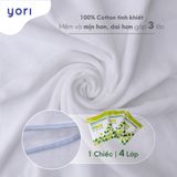 Khăn tắm xô cao cấp Yori 4 lớp, 80x90cm