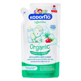 Dung dịch làm sạch đồ dùng Kodomo Organic chiết xuất lô hội và việt quất túi 600 ml hương quả mọng