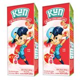 Sữa chua uống Kun 180ml, lốc 4 hộp