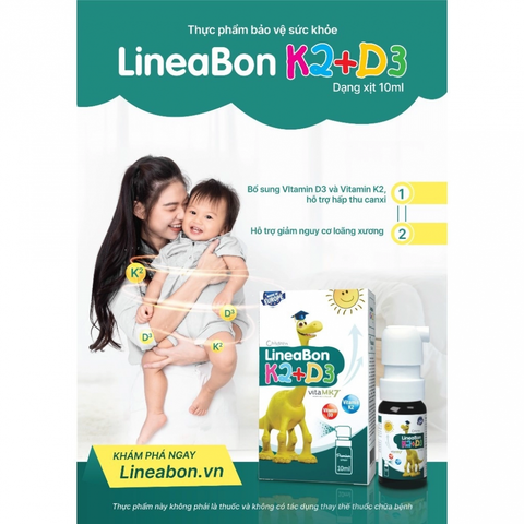 D3K2 Lineabon dạng xịt, 10ml