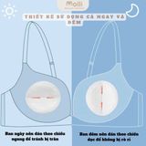 Miếng lót thấm sữa Molli, hộp 50 cái