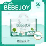 Tã quần Bebejoy Premium M38, từ 6-11kg- tích lũy 7 gói tặng 1 gói