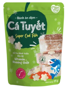 Bánh ăn dặm Mămmy vị cá tuyết