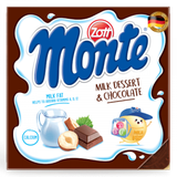 Váng sữa Monte socola, lốc 4 hũ