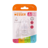 Vỉ 2 núm Wesser cổ hẹp size S