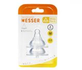 Vỉ 2 núm Wesser cổ rộng size M