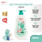 Sữa tắm gội Pigeon dịu nhẹ chiết xuất Jojoba 700ml