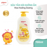 Sữa tắm gội Pigeon dịu nhẹ hoa hướng dương 700ml